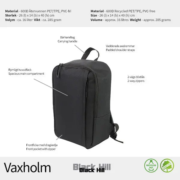 Blackhill Vaxholm Ryggsäck - Travels And Bags