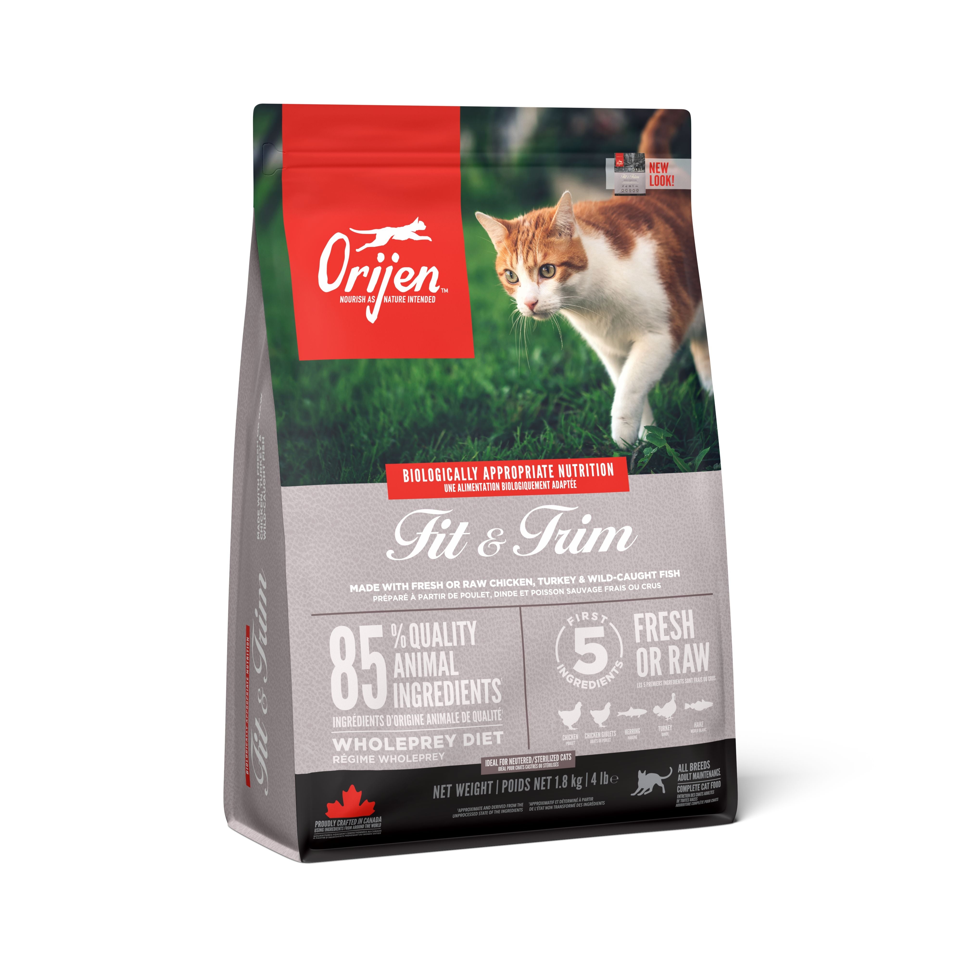 Orijen Fit & Trim - Torrfoder Till Katt 1,8kg